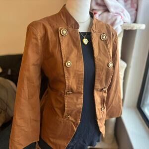 Unique vintage tan and brown